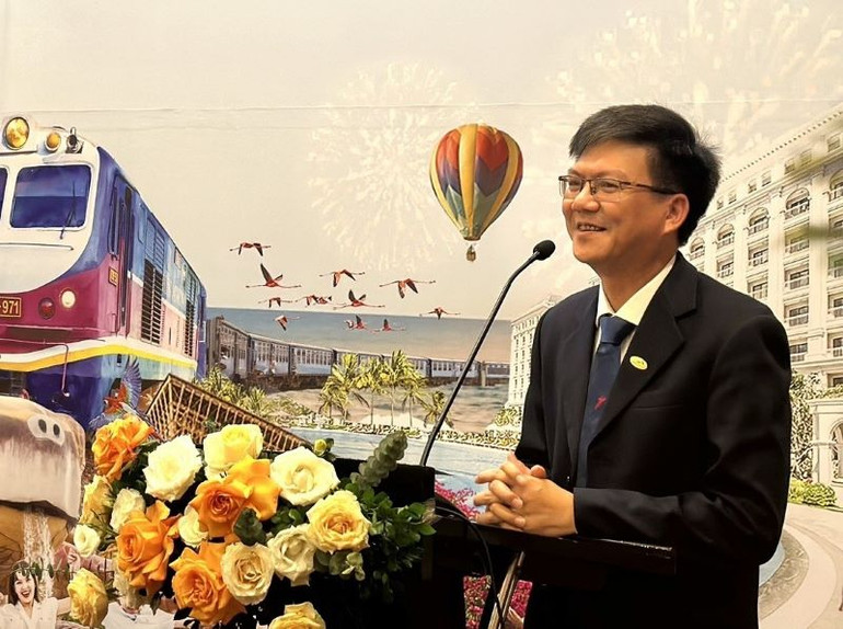 Ông Hoàng Năng Khang, Phó Tổng Giám đốc Tổng Công ty Đường sắt Việt Nam.