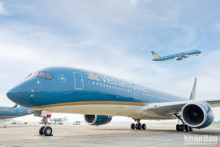 Vietnam Airlines đứng thứ 9 trong 10 hãng bay đúng giờ nhất khu vực châu Á-Thái Bình Dương, với tỷ lệ đúng giờ 77,46% trên gần 151 nghìn chuyến bay của năm 2023.