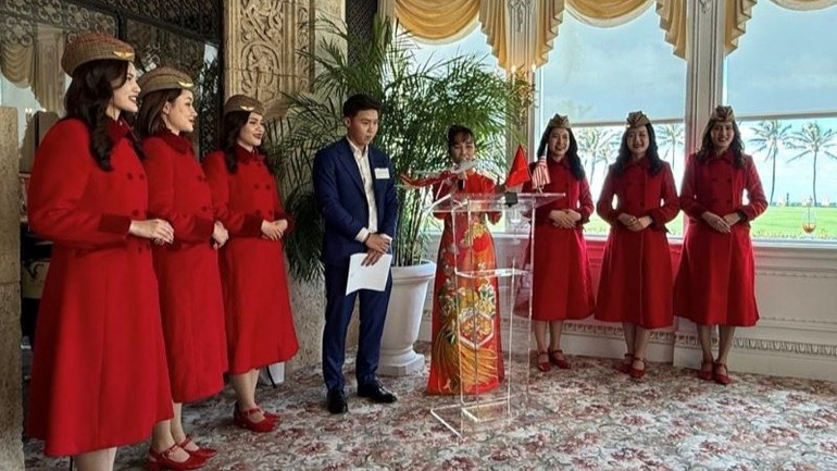 Tỷ phú Nguyễn Thị Phương Thảo phát biểu tại sự kiện “Friends of Vietnam Summit”.