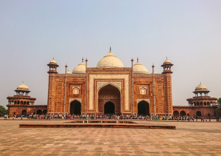 Kỳ quan Taj Mahal của Ấn Độ.