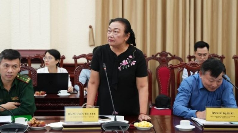 Bà Nguyễn Thị Cúc, Chủ tịch Hội tư vấn thuế Việt Nam.