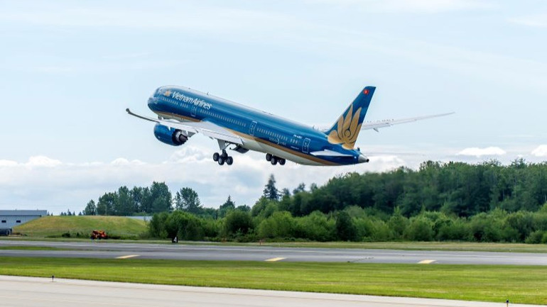 Vietnam Airlines đang khai thác đường bay thẳng giữa Hà Nội và Hồng Kông (Trung Quốc) với tần suất 7 chuyến mỗi tuần.