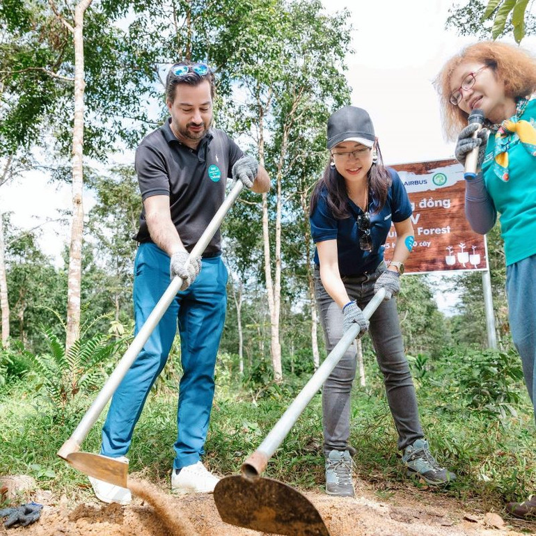 Dự án là cơ hội để Airbus đóng góp vào việc bảo tồn hệ sinh thái và gắn kết hơn nữa với cộng đồng địa phương.