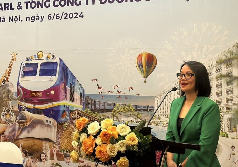 Bà Ngô Thị Hương, Phó Tổng Giám đốc Kinh doanh và Marketing của Vinpearl.