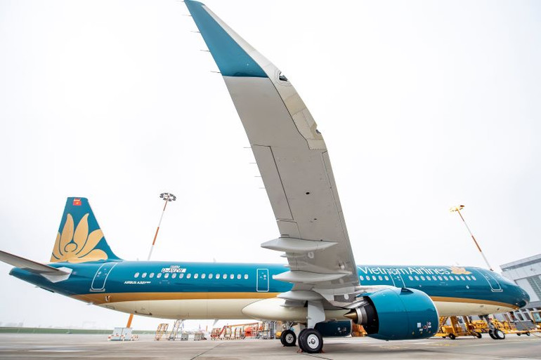 Máy bay Airbus A321neo của Vietnam Airlines.
