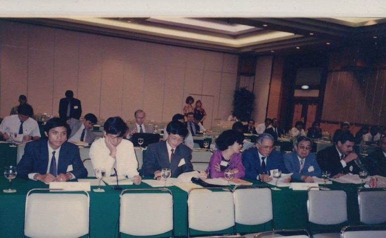 Các thành viên đoàn Việt Nam tại Hội nghị RAN-III.