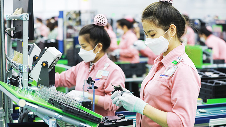 Việt Nam là điểm đến hấp dẫn của FDI nhờ xu hướng chuyển dịch sản xuất. Ảnh: NGUYỄN HẢI