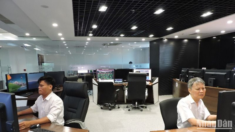 Trung tâm điều độ hệ thống điện EVNHCMC.