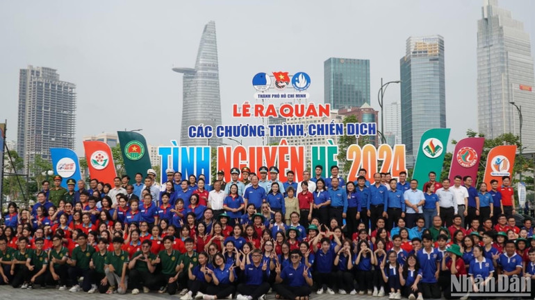 Các chiến dịch tình nguyện hè 2024 tại Thành phố Hồ Chí Minh thu hút hơn 5.000 chiến sĩ tham gia
