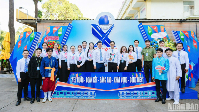 Thanh niên Thành phố Hồ Chí Minh dự Đại hội Hội Liên hiệp Thanh niên Việt Nam Thành phố Hồ Chí Minh khóa IX, nhiệm kỳ 2024-2029.