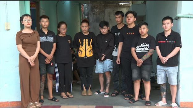 Các đối tượng được thuê để thực hiện hành vi lừa đảo qua mạng.