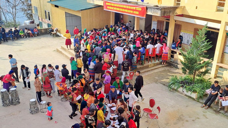 Ngành y tế Hà Giang đã tổ chức nhiều đợt khám bệnh miễn phí cho hàng nghìn người dân.