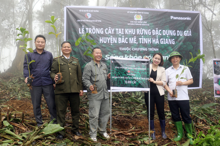 Phát động chương trình trồng cây "Sống khỏe góp xanh". Phát động chương trình trồng cây "Sống khỏe góp xanh".