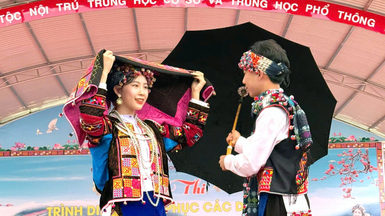 Hội thi góp phần gìn giữ, phát huy bản sắc văn hóa các dân tộc trên địa bàn huyện Mèo Vạc.