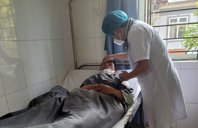 Nạn nhân được điều trị sức khỏe đã ổn định.