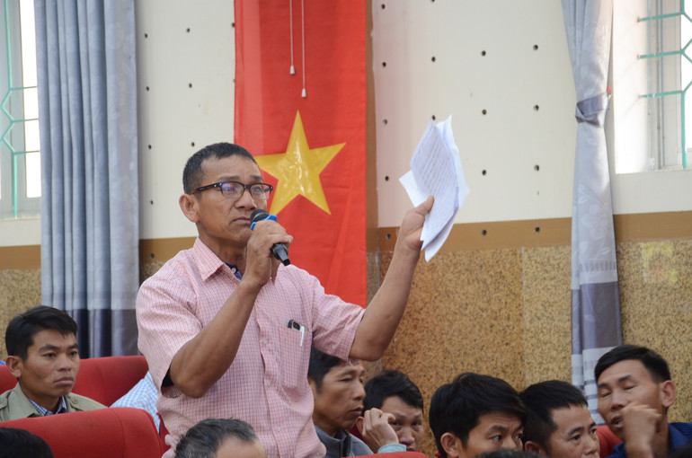 Phần lớn người dân ý kiến về vấn đề chính sách đến bù tái định cư và mong muốn được đối chiếu lại hồ sơ.