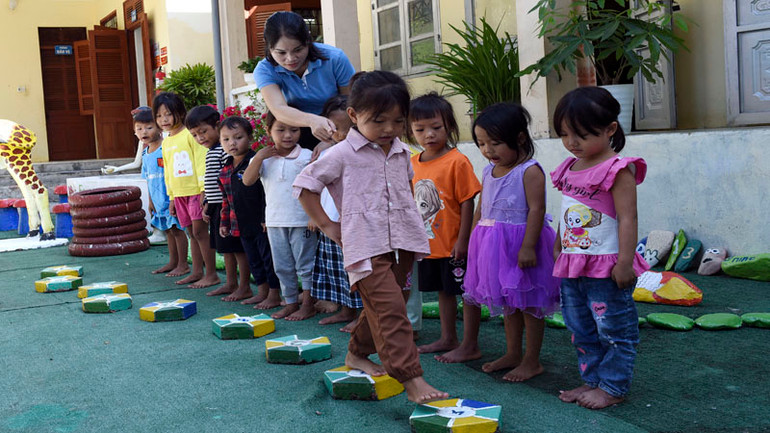 Học sinh được học tập rèn luyện trong môi trường tốt.