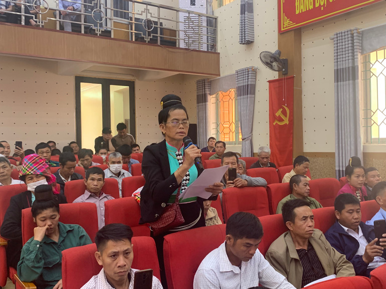 Phần lớn người dân ý kiến về vấn đề chính sách đến bù tái định và mong muốn được đối chiếu lại hồ sơ.