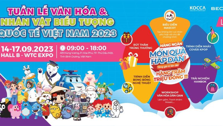 Nội dung phong phú tại Tuần lễ Văn hóa và Nhân vật biểu tượng quốc tế Việt Nam 2023.