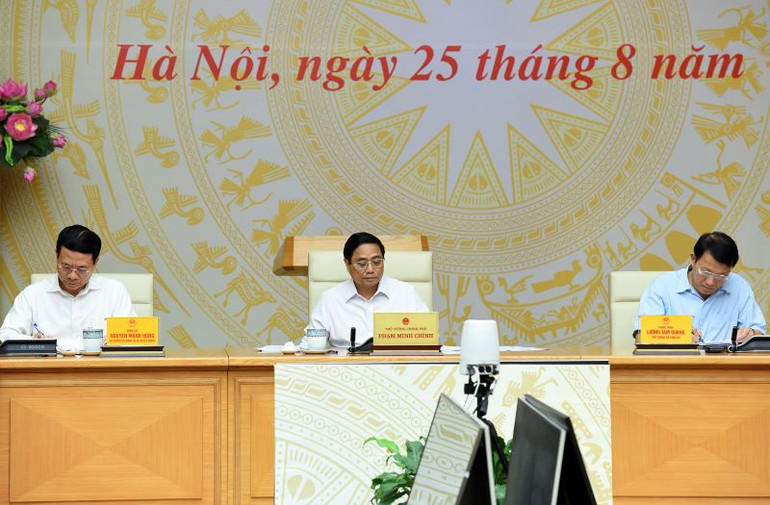 Thủ tướng Phạm Minh Chính, Trưởng Ban Chỉ đạo An toàn, An ninh mạng quốc gia chủ trì phiên họp. Thủ tướng Phạm Minh Chính, Trưởng Ban Chỉ đạo An toàn, An ninh mạng quốc gia chủ trì phiên họp.