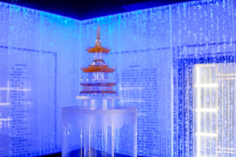 Xá lợi của đức Phật Thích Ca Mâu Ni an vị tại Núi Bà Tây Ninh.