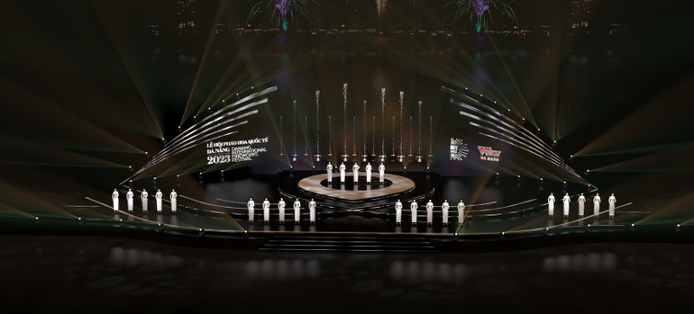 Phối cảnh sân khấu DIFF 2023.