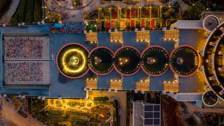 Toàn cảnh khu du lịch Sun World Ba Den Mountain nhìn từ trên cao. (Ảnh: SunWorld Ba Den Mountain) Toàn cảnh khu du lịch Sun World Ba Den Mountain nhìn từ trên cao. (Ảnh: SunWorld Ba Den Mountain)