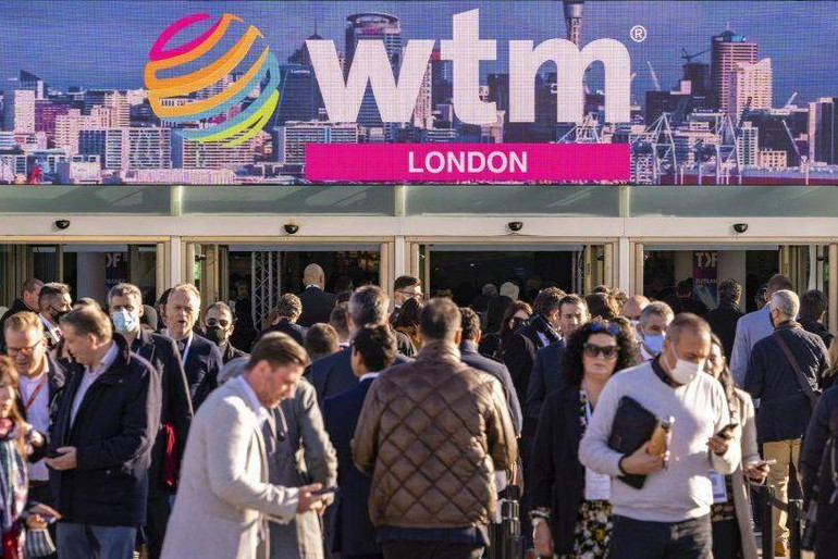 WTM 2022 diễn ra với chủ đề “Tương lai của ngành Du lịch bắt đầu ngay từ bây giờ” (Ảnh: WTM)