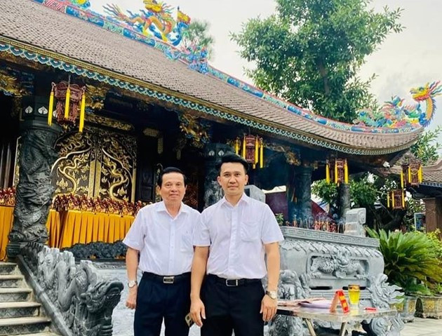 TS Lê Doãn Hợp - Nguyên Bộ trưởng Bộ Thông tin và truyền thông tại Không gian văn hóa Việt Ứng Thiên.