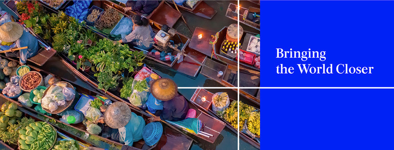 Tổ chức Du lịch Liên hợp quốc cũng giới thiệu khẩu hiệu mới “Đưa thế giới đến gần hơn”. (Ảnh: UN Tourism)