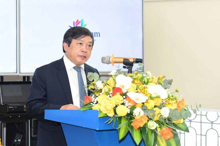 Thứ trưởng Bộ Văn hóa, Thể thao và Du lịch Đoàn Văn Việt phát biểu tại sự kiện (Ảnh: Tổng cục Du lịch)