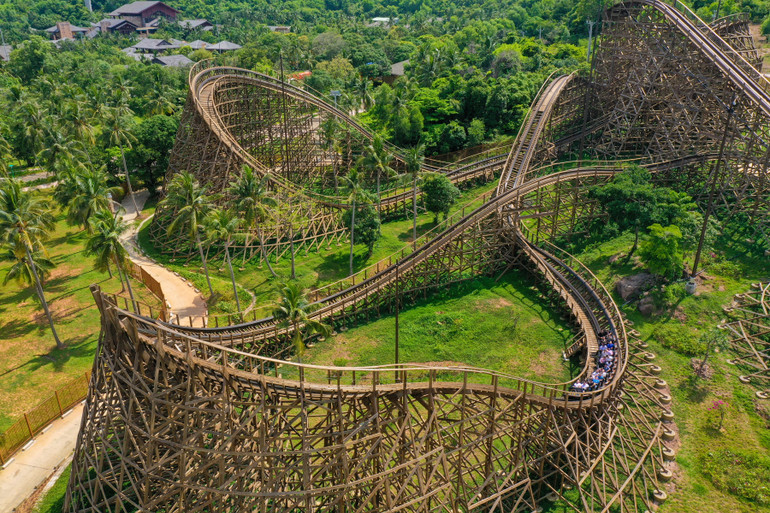 Mộc xà thịnh nộ tại Sun World Hòn Thơm.