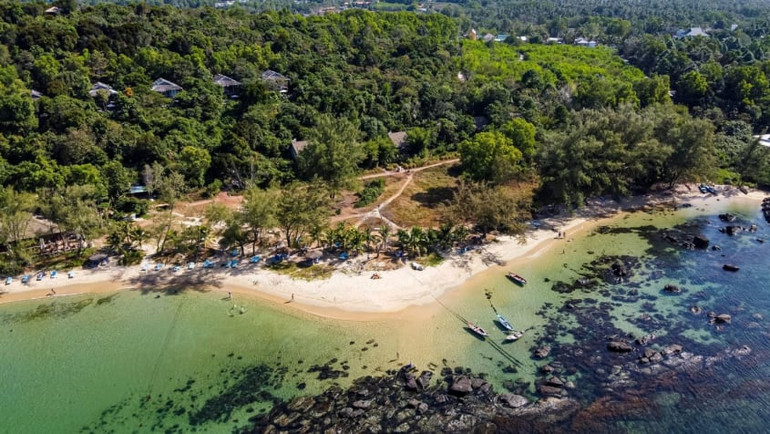 Bãi Ông Lang nhìn từ trên cao (Ảnh: Alamy Stock Photo/The Week)