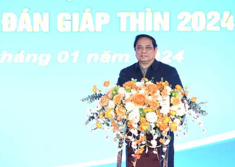 Thủ tướng Phạm Minh Chính phát biểu ý kiến tại chương trình.