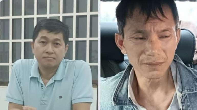 Đối tượng Hồ Hoàng Hôn và Tô Vũ Tiến.