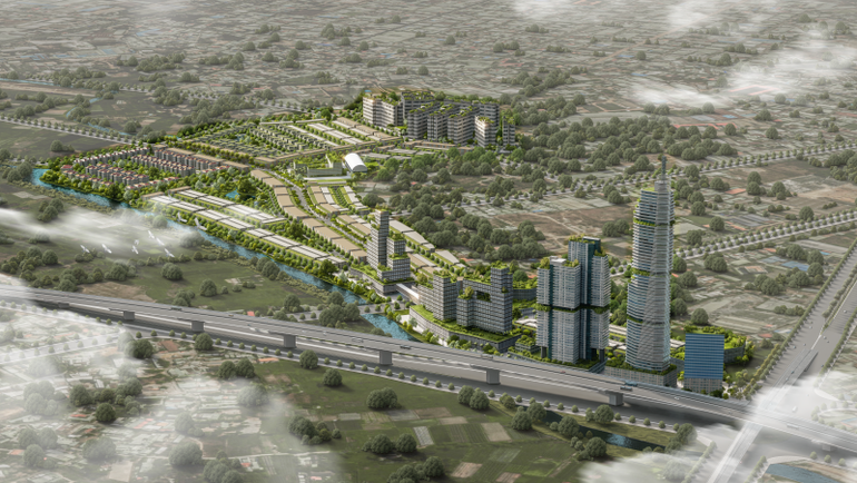 Phối cảnh dự án khu đô thị Một Thế Giới.