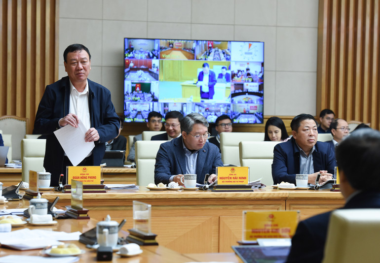 Tổng Thanh tra Chính phủ Đoàn Hồng Phong phát biểu.