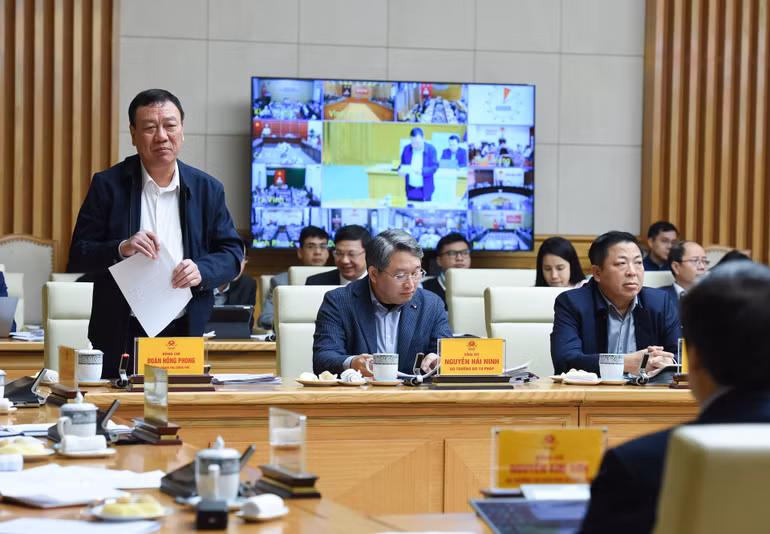 Tổng Thanh tra Chính phủ Đoàn Hồng Phong phát biểu.