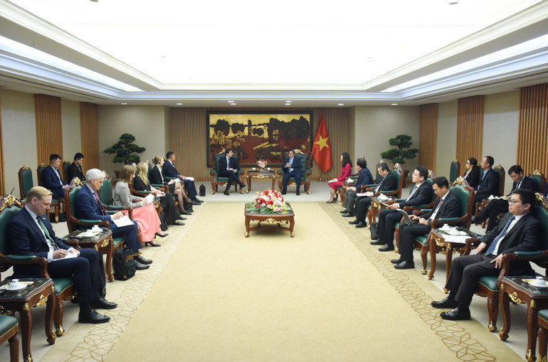 Quang cảnh buổi tiếp.