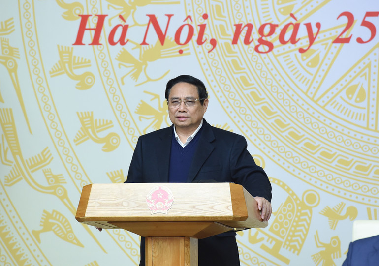 Thủ tướng Phạm Minh Chính phát biểu chỉ đạo Phiên họp thứ nhất của Ban Chỉ đạo phòng, chống lãng phí.