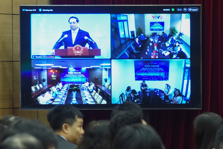 Hội nghị diễn ra dưới hình thức trực tiếp tại Đài truyền hình Việt Nam và trực tuyến với các đài truyền hình khu vực.
