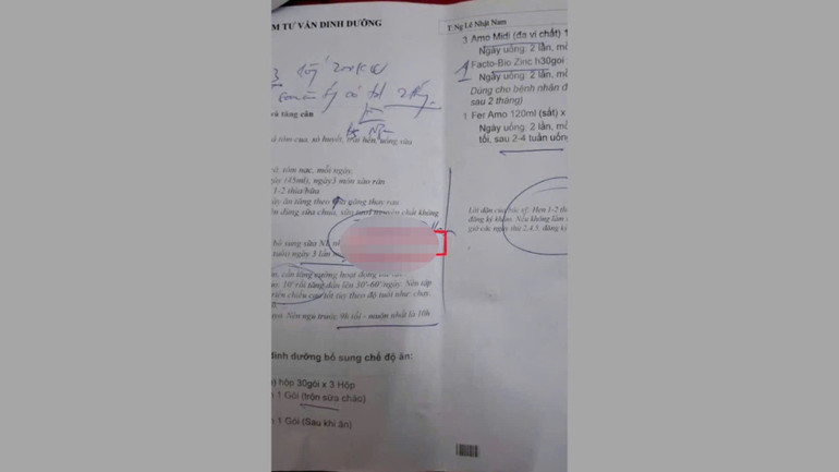 "Sữa cỏ" được kê trong một số đơn thuốc. (Ảnh minh hoạ)