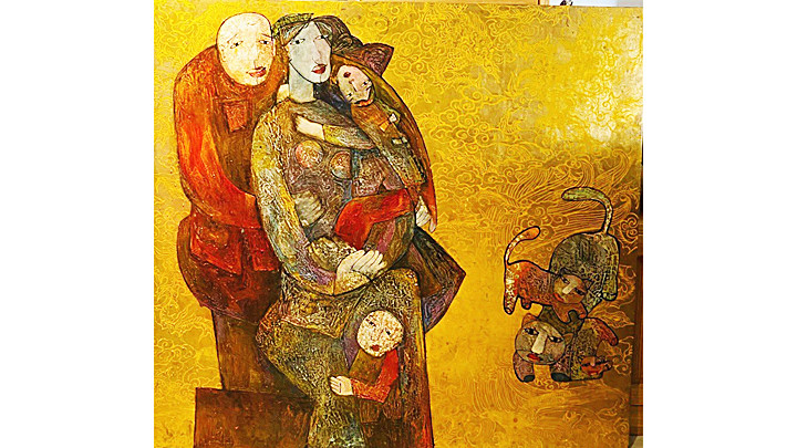 Tranh của họa sĩ NGUYỄN TỪ NINH Tranh của họa sĩ NGUYỄN TỪ NINH