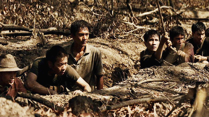 Cảnh phim “Địa đạo”. Ảnh: Đoàn làm phim cung cấp Cảnh phim “Địa đạo”. Ảnh: Đoàn làm phim cung cấp