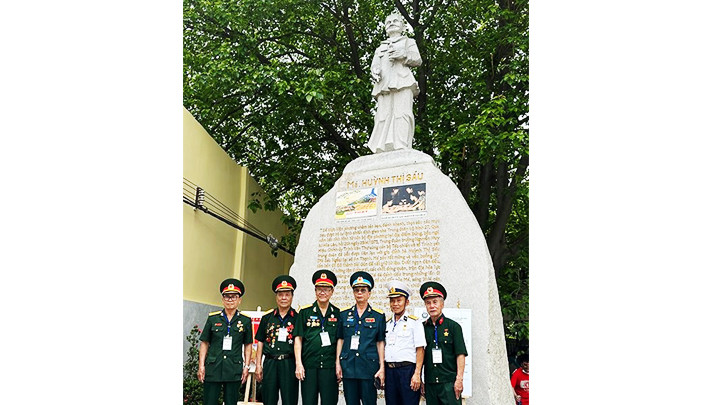 Ban Liên lạc truyền thống Trung đoàn 27 tại TP Hồ Chí Minh và miền Đông Nam Bộ. Ảnh: Nhân vật cung cấp