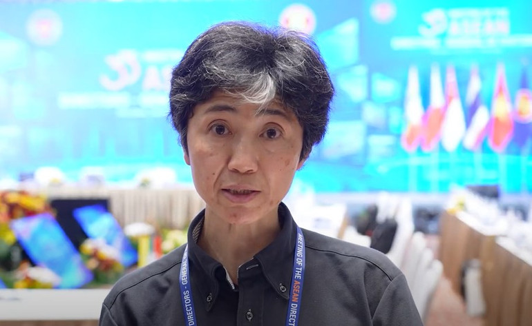 Bà Sahoko Shiga, Vụ trưởng Hợp tác quốc tế (Tổng cục Hải quan Nhật Bản).