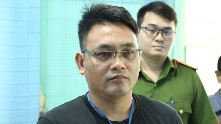 Bị can Nguyễn Đức Trung.