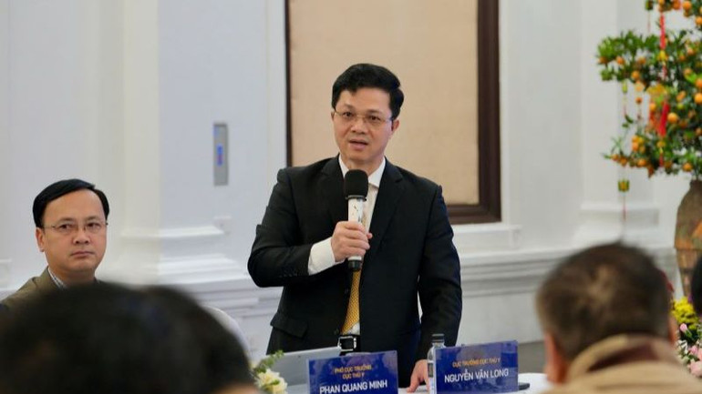 Ông Nguyễn Văn Long, Cục trưởng Cục Thú y (Bộ Nông nghiệp và Phát triển nông thôn) chia sẻ tại Diễn đàn.