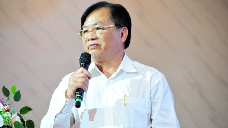 Ông Nguyễn Văn Sơn, Chủ tịch Hội Doanh nghiệp Sản xuất và kinh doanh thuốc Bảo vệ thực vật Việt Nam chia sẻ tại diễn đàn.