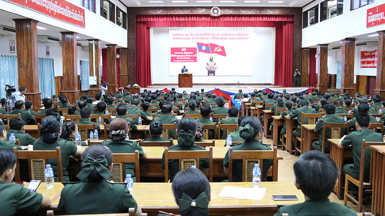 Quang cảnh buổi nói chuyện. Ảnh: Hải Tiến